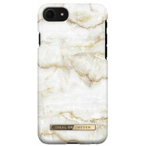 Telefon tok iDeal Of Sweden Fashion iPhone 8/7/6/6S/SE (2020/2022) golden pearl marble tok