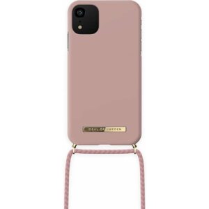 Telefon tok iDeal Of Sweden iPhone 11/XR misty pink nyakba akasztható tok