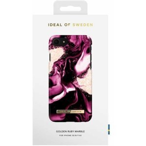 Telefon tok iDeal Of Sweden Fashion iPhone 8/7/6/6S/SE (2020/2022) Golden Ruby tok