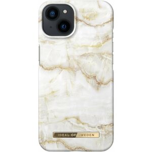 Telefon tok iDeal Of Sweden Fashion iPhone 13 Golden Pearl Marble tok