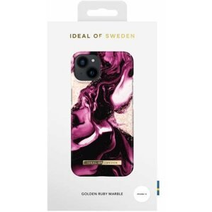 Telefon tok iDeal Of Sweden Fashion iPhone 13 Golden Ruby tok