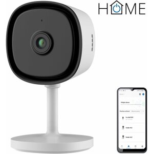 IP kamera iGET HOME Camera CS1 White - beltéri FullHD IP kamera hang- és mozgásérzékelővel és éjjellátással, iGET HOME alkalmazás