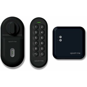 Biztonsági készlet Igloohome  Retrofit Lock + Keypad + Wi-Fi Bridge ( Bundle)