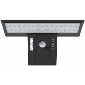 LED reflektor IMMAX Flipper Kültéri napelemes LED lámpa PIR érzékelővel és távirányítóval, 4,2 W, fekete