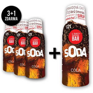 Ízesítő keverék LIMO BAR szirup - 3+1 Cola csomag
