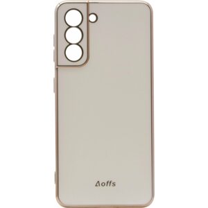 Telefon tok iWill Luxury Electroplating Phone Case a Galaxy S21 készülékhez White