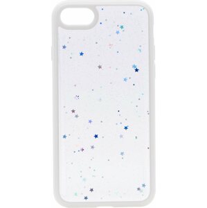 Telefon tok iWill Clear Glitter Star Phone Case az iPhone 7 készülékhez White