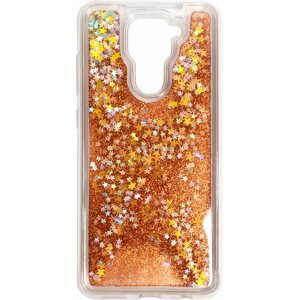 Telefon tok iWill Glitter Liquid Star Xiaomi Redmi Note 9 Rose Gold tok