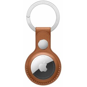 AirTag kulcstartó Apple AirTag bőr kulcstartó nyereg barna