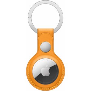 AirTag kulcstartó Apple AirTag bőr kulcstartó - Körömvirág narancs