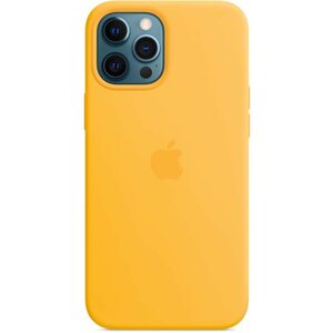 Telefon tok Apple iPhone 12 Pro Max napraforgó szilikon MagSafe tok