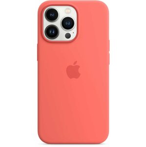 Telefon tok Apple iPhone 13 Pro Max pomelópink szilikon MagSafe tok