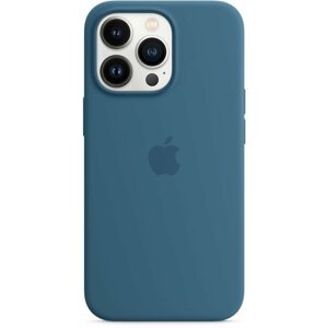 Telefon tok Apple iPhone 13 Pro Max cinegekék szilikon MagSafe tok