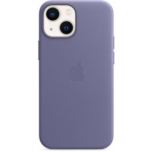 Telefon tok Apple iPhone 13 mini akáclila bőr MagSafe tok