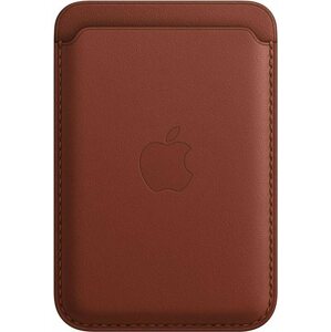 MagSafe tárca Apple iPhone Bőr pénztárca MagSafe téglával barna