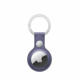 AirTag kulcstartó Apple AirTag bőr kulcstartó - akáclila