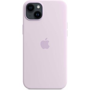 Telefon tok Apple iPhone 14 Plus szilikon tok MagSafe liláskék