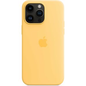 Telefon tok Apple MagSafe-rögzítésű iPhone 14 Pro Max-szilikontok – napsugár