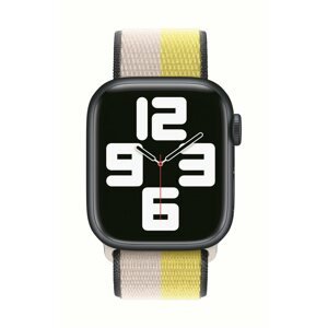 Szíj Apple Watch 45 mm-es zabtej-halvány citromsárga sportpánt