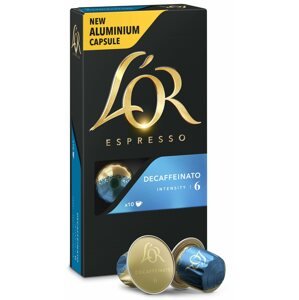 Kávékapszula L'OR Espresso Decaffeinato 10 db alumínium kapszula
