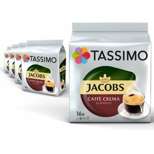 Kávékapszula Tassimo KARTON 5 x Jacobs Cafe Crema 80 adag