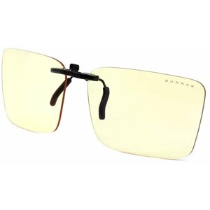 Szemüveg előtét GUNNAR CLIP-ON Szemüveg előtét, borostyánszínű natural lencse
