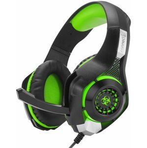 Gamer fejhallgató CONNECT IT CHP-4510-GR Gaming Headset BIOHAZARD zöld