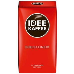 Kávé IDEE KAFFEE Classic koffeinmentes őrölt kávé, vákuumcsomagolás, 500g