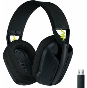 Gamer fejhallgató Logitech G435 LIGHTSPEED Wless Gaming Headset fekete