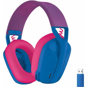 Gamer fejhallgató Logitech G435 LIGHTSPEED Wless Gaming Headset kék