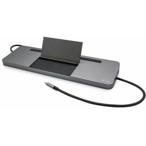 Dokkoló állomás i-tec USB-C Metal Low Profile Triple Display Docking Station, Power Delivery 85 W