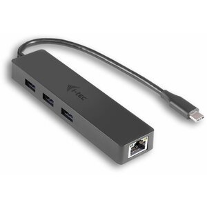 Port replikátor I-TEC USB-C Slim 3 portos HUB GLAN-nal