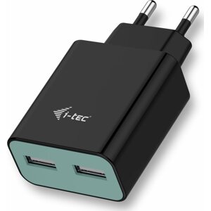 Nabíječka i-tec USB Power Charger 2 Port 2.4A Black