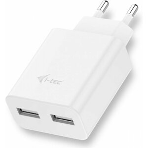 Nabíječka i-tec USB Power Charger 2 Port 2.4A White