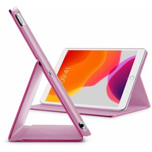 Tablet tok Cellularline FOLIO tok Apple iPad 10.2" (2019/2020/2021) készülékhez, rózsaszín