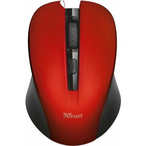 Egér Trust Mydo Silent Click Wireless Mouse - red