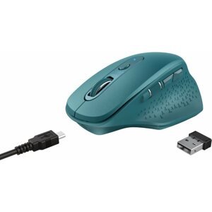 Egér Trust Ozaa Rechargeable Wireless Mouse, kék