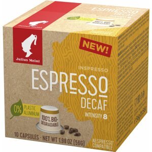 Kávékapszula Julius Meinl komposztálható kapszula Espresso Decaf (10x 5,6 g / doboz)
