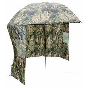 Horgászernyő NGT Camo Brolly with Side Sheet 2,2m