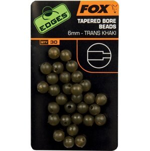 Gyöngy FOX Edges Tapered Bore Beads 6 mm Trans Khaki 30db