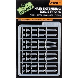 Ütköző FOX Edges Hair Extending Boilie Props Clear S32+M32+L16db
