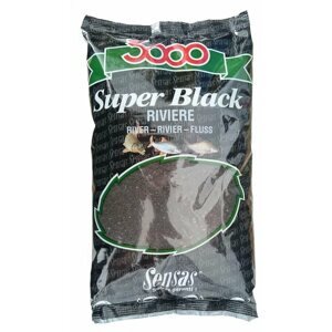 Etetőanyag Sensas 3000 Super Black Riviere 1 kg