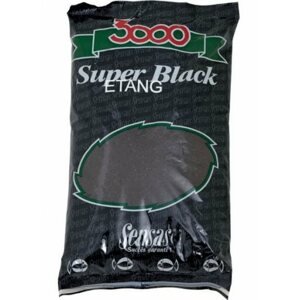 Etetőanyag Sensas 3000 Super Black Etang 1 kg