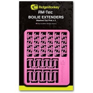 Ütköző RidgeMonkey RM-Tec Boilie Hair Extenders Rózsaszín 60+14+14 db
