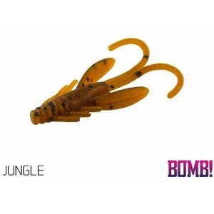 Gumicsali Delphin BOMB! Nympha 2,5 cm Jungle 10 db