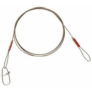 Drótelőke Cormoran 1x7 Wire Leader - Loop and Snap Hook 15kg 50cm 2db