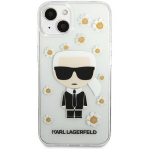 Telefon tok Karl Lagerfeld Ikonik Flower Tok az iPhone 13 készülékhez Transparent