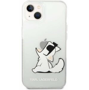 Telefon tok Karl Lagerfeld PC/TPU Choupette Eat tok iPhone 14-hez átlátszó