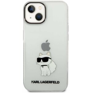 Telefon tok Karl Lagerfeld IML Choupette NFT iPhone 14 Plus átlátszó hátlap tok