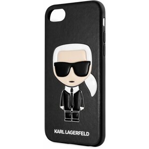 Telefon tok Karl Lagerfeld Full Body Iconic iPhone 8/SE 2020 fekete tok
